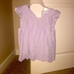 Periwinkle cute top. Never worn. Smoke free home!